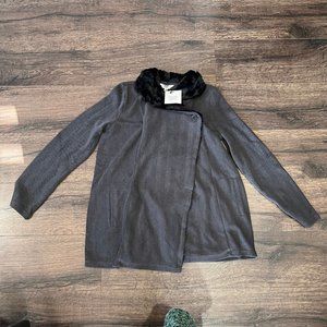 NWT Faux fur lined Coat